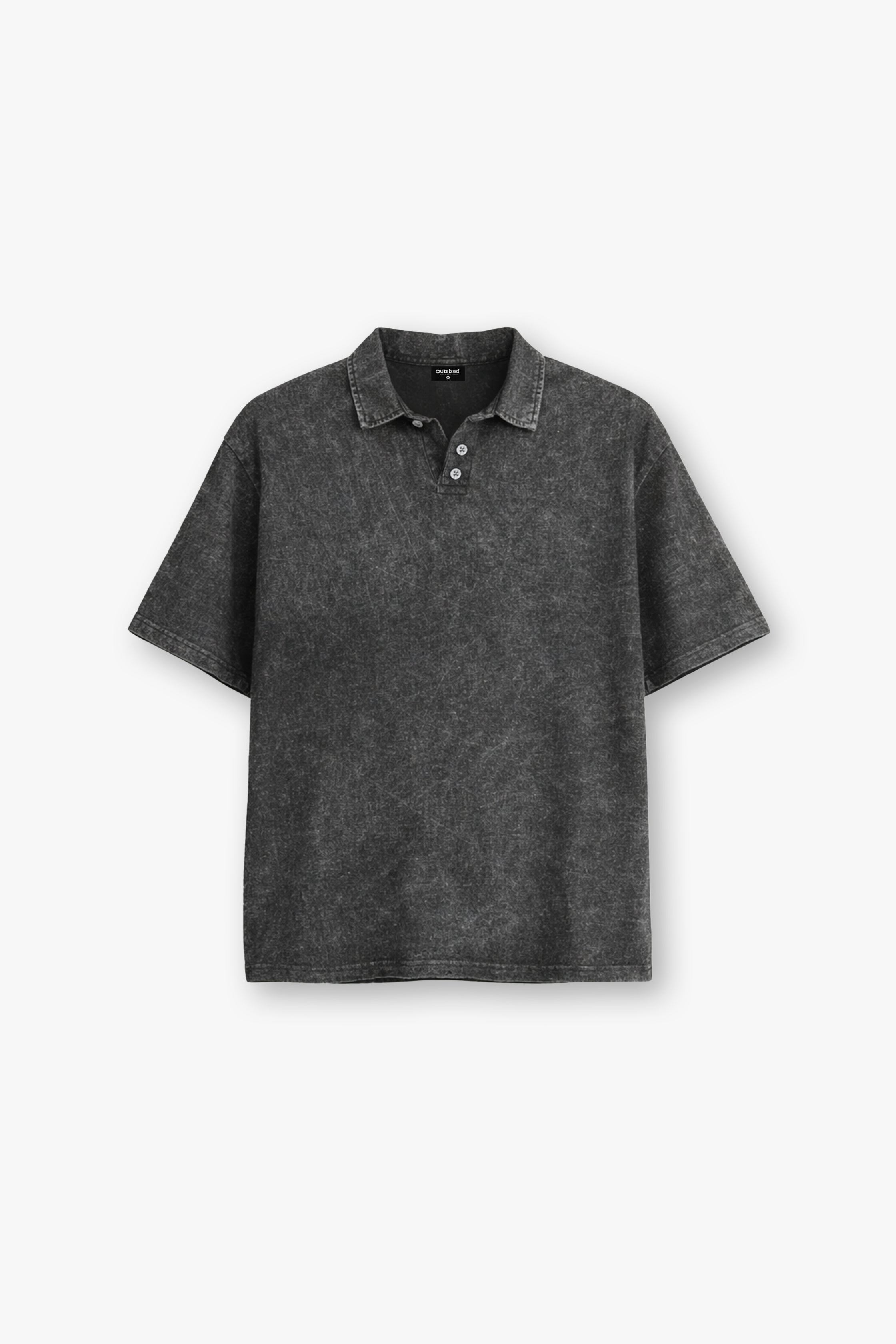 IRON FADEL ACID WASHED POLO