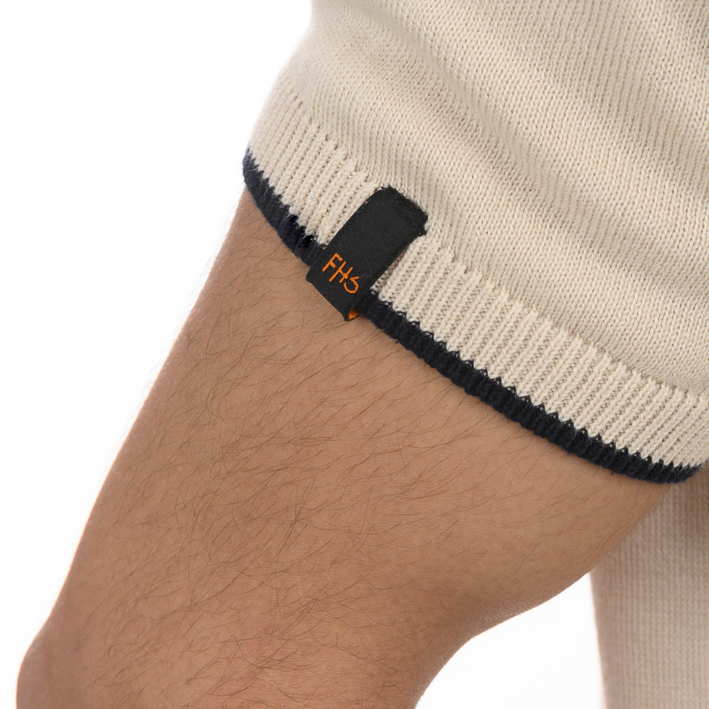 Modus Knitted Polo - Beige