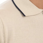 Modus Knitted Polo - Beige