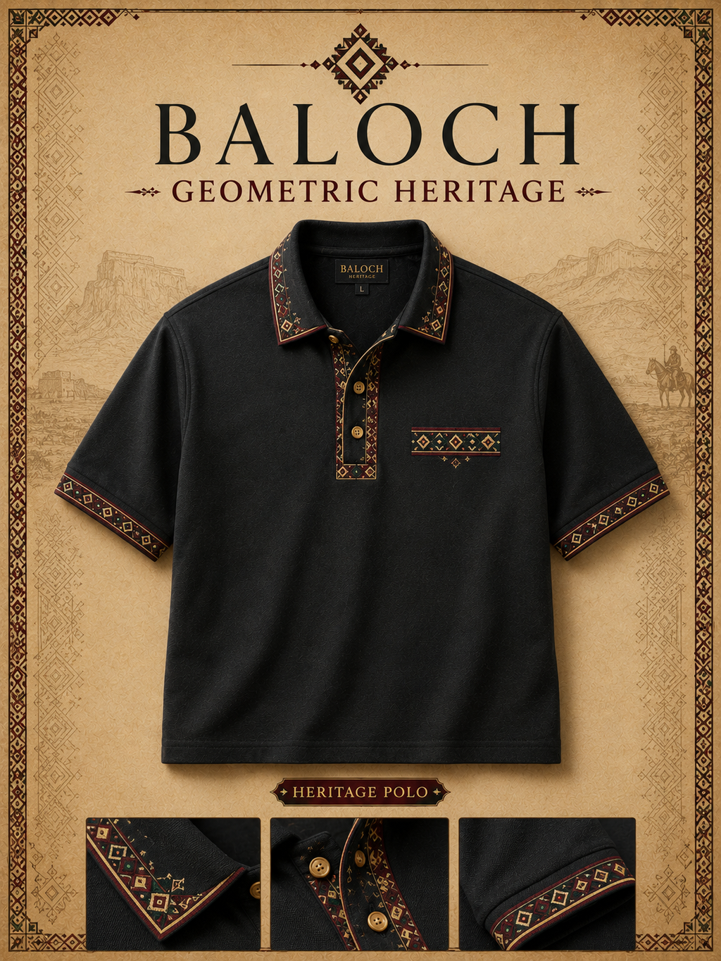 Baloch Artisan Polo