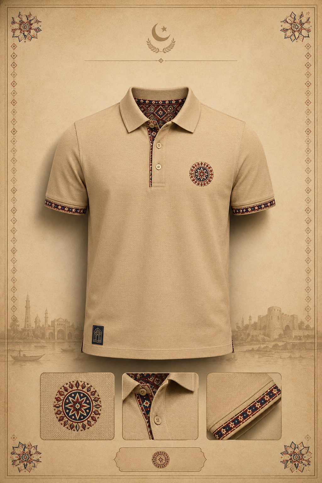Traditional Classic Polo – Sand