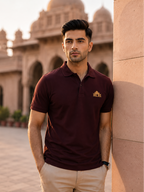 Royal Burgundy Lahore Polo Shirt