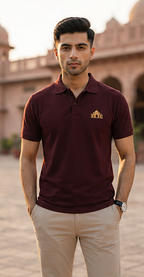 Royal Lahore Polo Shirt – Burgundy Heritage Edition