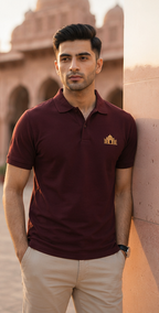 Royal Lahore Polo Shirt – Burgundy Heritage Edition