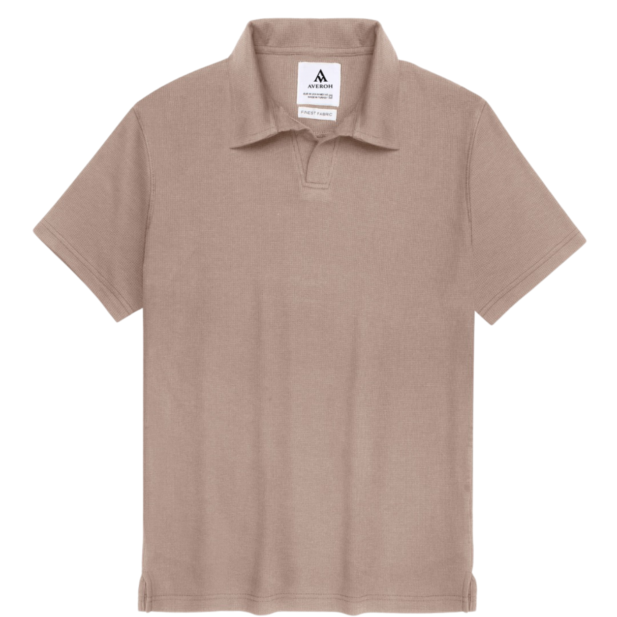 AVEROH Premium Waffle Knit Johnny Collar Polo