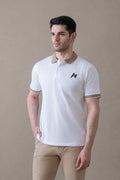 Essential White Polo Shirt for Men