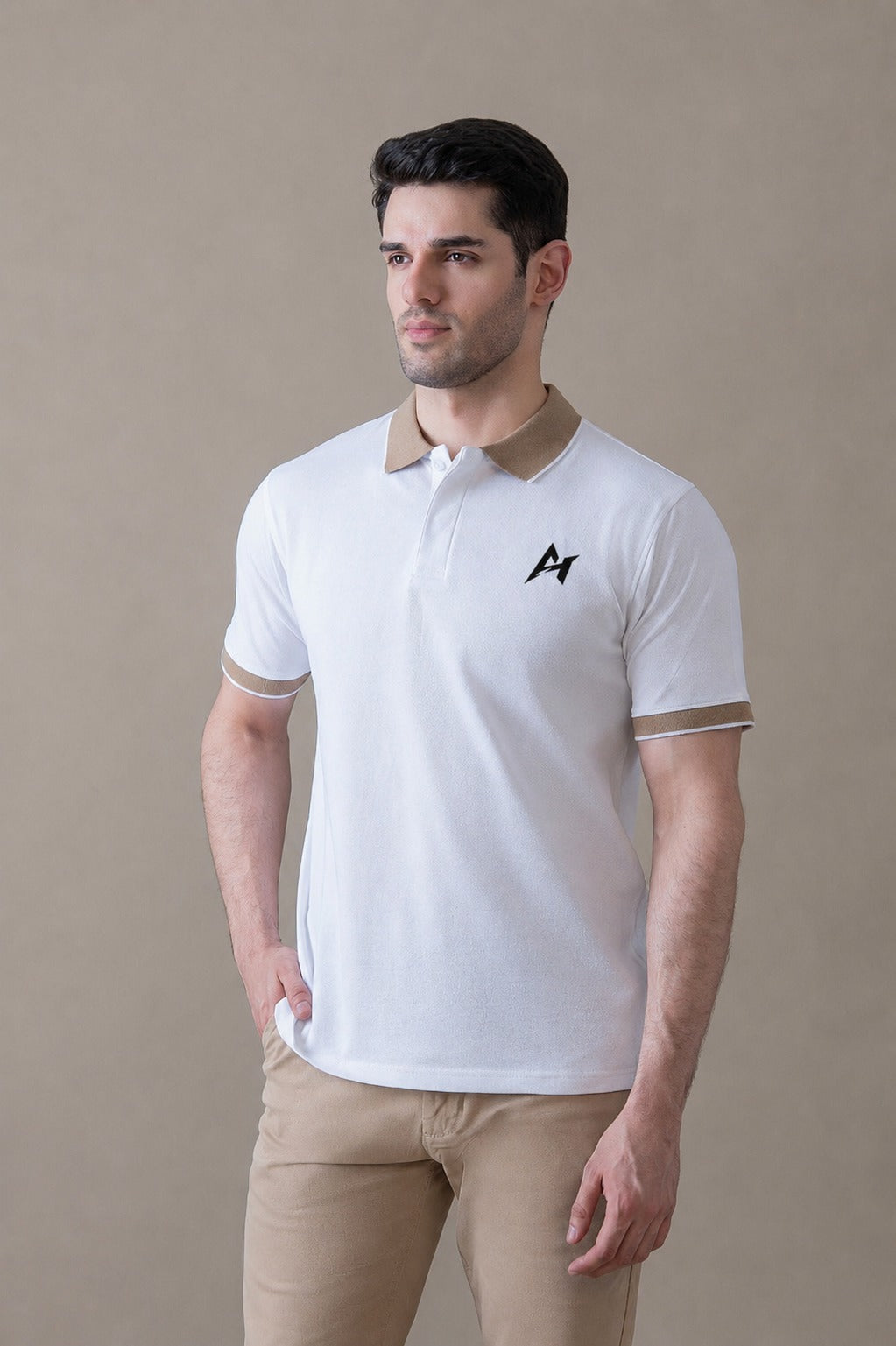 Essential White Polo Shirt for Men