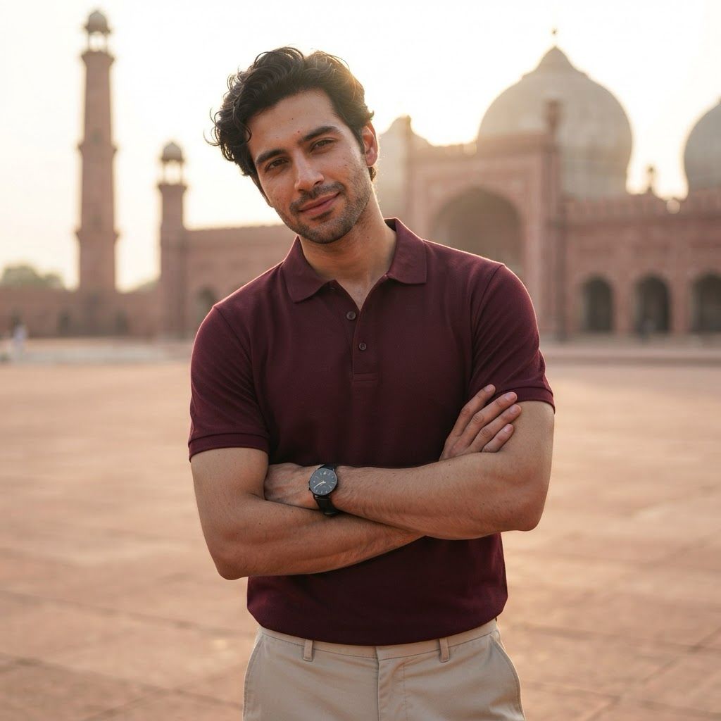 Classic Maroon Button Polo Shirt
