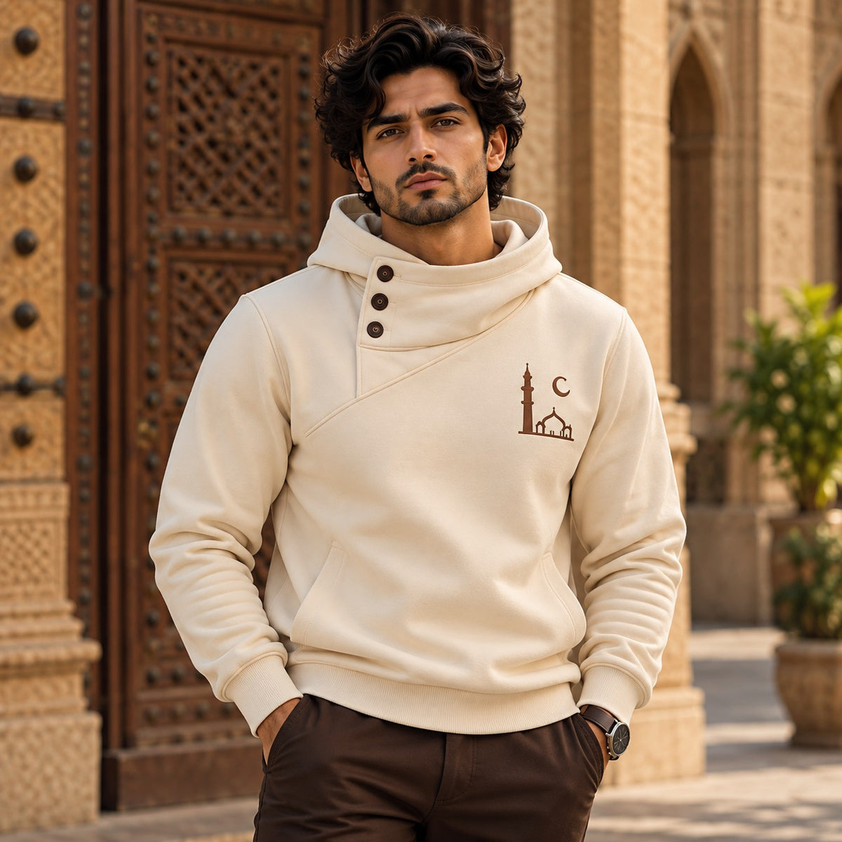 Signature Classic Button Heritage Hoodie