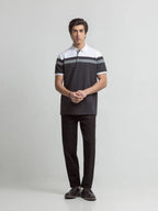 Premium Striped  SIgnature Polo
