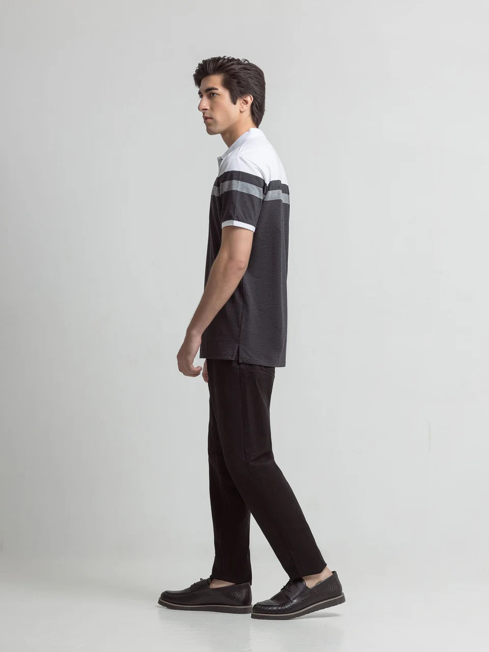 Premium Striped  SIgnature Polo